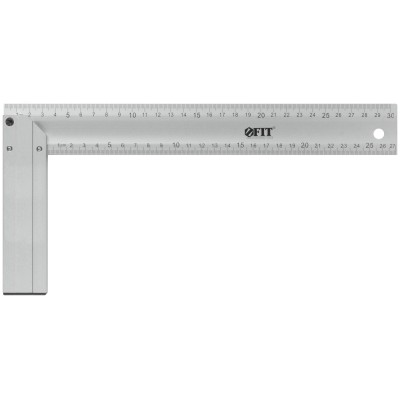 Угольник столярный литой алюмиевый Профи 300 мм