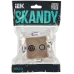 SKANDY Розетка двойная TV+SAT SK-A13Sa песочный IEK