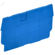 ARMAFIX Заглушка для колодки клеммной CP 4мм2 синяя IEK