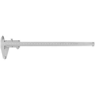штангенциркуль металлический нержавеющий 250 мм/ 0,02 мм, пластиковый кейс