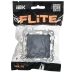 FLITE Выключатель 1-клавишный 10А ВС11-1-0-ФлМ маренго IEK