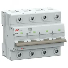 Выключатель автоматический AV-125 4P 80A (C) 10kA AVERES