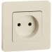 Розетка 1-местная без заземления без защитных шторок 16А слоновая кость INSPIRIA