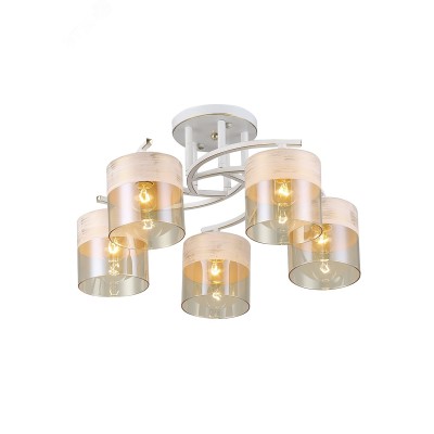 Люстра  Rivoli Constancia 9081-305 5 * Е27 40 Вт модерн