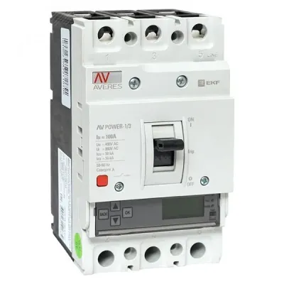 Выключатель автоматический AV POWER-1/3 100А 50кА ETU6.0