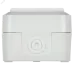 TORS Переключатель одноклавишный с индикацией 10А IP55 TS302 белый IEK