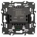 Розетка ЭРА Elegance 14-4108-01М 2P+E 16A-250В со шторками с USB type-A+C 5В-3А белый матовый