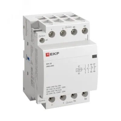 Контактор модульный КМ 25А 2NО+2NC (3 мод.) PROxima