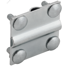 Зажим крестообразный полоса/пруток-полоса/пруток 40/12мм оцинкованная сталь