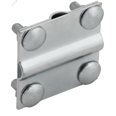 Зажим крестообразный полоса/пруток-полоса/пруток 40/12мм оцинкованная сталь