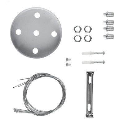 Коплект для подвесного монтажа для светильников LED Geometria белый SPO-AC-MOUNTKIT-4W