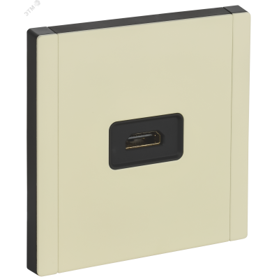 FORTE&PIANO Розетка HDMI FP840M металл слоновая кость IEK