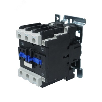 Пускатель электромагнитный ПМЛ-4100 УХЛ4 Б, 380В/50Гц, 1р+1з, 63А, нереверсивный, без реле, IP00