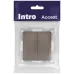 Переключатель Intro Accent 6-107-08 двойной, 10А-250В, IP20, СУ, AL/CU, бронза
