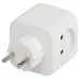 Разветвитель электрический ЭРА SP-2-USB-W на 2 розетки + 2xUSB 2400mA, без заземл 10А (белый)