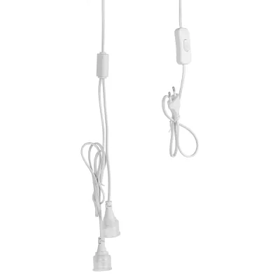 Патрон ЭРА FITO-Holder G13 IP65 mini для ламп FITO до 600 мм 2хG13 с выключателем, вилкой 1.5 м