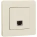 Розетка компьютерная RJ45 категория 5Е UTP слоновая кость INSPIRIA