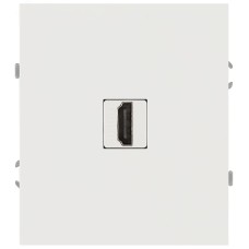 Розетка скрытого монтажа в рамку HDMI белый матовый 16-3114-08 Arktik