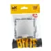 BRITE Розетка с заземлением с защитными шторками и крышкой 16А IP44 РСбш10-3-44-БрА алюминий