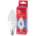 Лампочка светодиодная ЭРА RED LINE LED B35-6W-865-E14 R Е14 / E14 6 Вт свеча холодный дневной свет