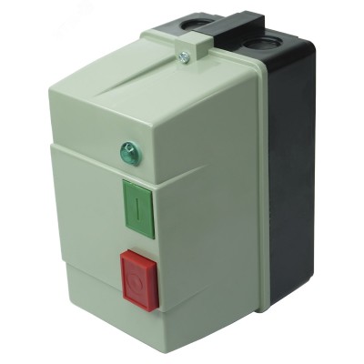 ПМЛ-2230 УХЛ4 Б, 220В/50Гц, 1з, 25А, нереверсивный, с реле РТЛ-1022-2 17-25А, в корпусе из пластика IP54, с кнопками ПУСК + СТОП и сигнальной лампой, пускатель 