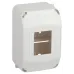 Корпус пластиковый навесной ЭРА SIMPLE КМПн 1/4 IP20 белый