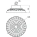 Светильник светодиодный подвесной ЭРА SPP-407-090-50K-100 100Вт 15000лм 5000K 80Ra Кп<5% КСС Г 90 градусов 5 лет IP65