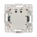 Стокгольм Механизм Розетки с 2USB type-A + type-C белый