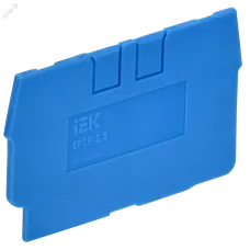ARMAFIX Заглушка для колодки клеммной CP 2,5мм2 синяя IEK