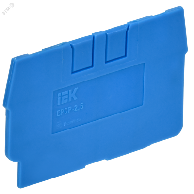 ARMAFIX Заглушка для колодки клеммной CP 2,5мм2 синяя IEK