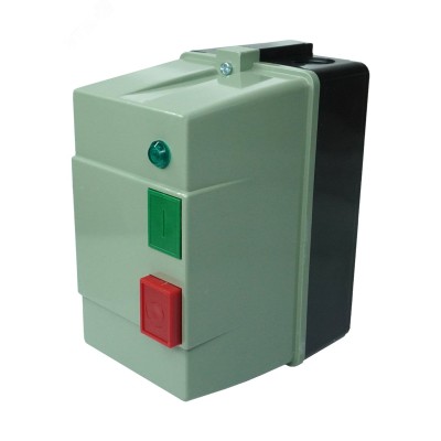 ПМЛ-2230 УХЛ4 Б, 380В/50Гц, 1з, 25А, нереверсивный, с реле РТЛ-1022-2 17-25А, в корпусе из пластика IP54, с кнопками ПУСК + СТОП и сигнальной лампой, пускатель 