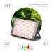Фитопрожектор для растений светодиодный 200 Вт полного спектра FITO-200W-Ra90-LED-Y-GR GREEN LINE