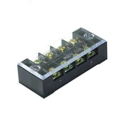 ТВ-2504, 25А, 4 клеммные пары, IP30, блок зажимов