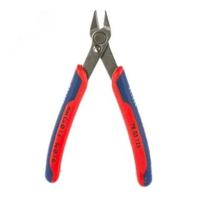 Бокорезы прецизионные ElecTronic Super KNips резка - мягкая проволока 02-16мм проволока средней твердости 1мм L=125мм высокочастотная закалка режущих кр