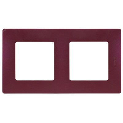 Рамка 2-местная сливовый ETIKA