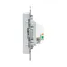 Механизм розетки TV+RJ45 (cat5) алюминий Эпика EKF
