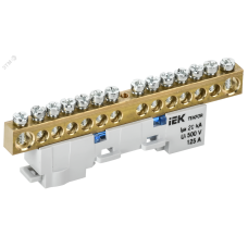 TEKFOR Шина N ноль неизолированная на универсальном держателе 8х12-14-С IEK
