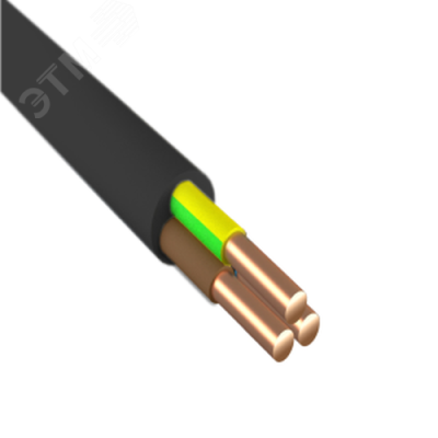 Кабель силовой ВВГнг(А) 3х4ок-0,66(5м) ТРТС(А)