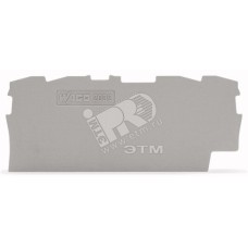 Пластина торцевая и промежуточная 4-проводная на DIN рейку