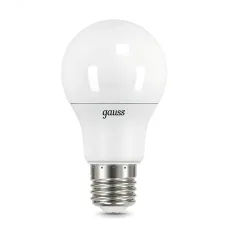 Лампа Gauss A60 AC12-36V 10W 860lm 4100K E27 LED 1/10/50