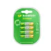 Аккумуляторы перезаряжаемые GP ReEnergy 100AAAHC AAA, емкость 930 мАч - 4 шт. в клемшеле