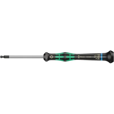 Отвертка шестигранная для прецизионных работ 2052 Micro с шаром 1/8X60 мм
