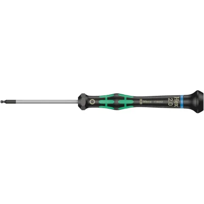 Отвертка шестигранная для прецизионных работ 2052 Micro с шаром 2X60 мм
