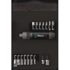 Набор бит с винтовертом ударным (отверткой ударной) 17 предметов. 2090/17