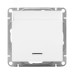 Эпика Механизм выключателя карточный с подсветкой белый EKF