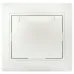 Розетка Intro Plano 1-203-06 с заземлением 2P+E Schuko с крышкой, 16А-250В, IP20, СУ, перламутр