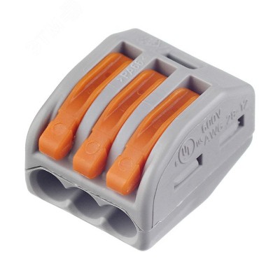 Клемма 3x0.08-2.5мм