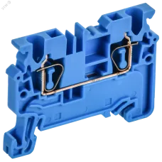 ARMAFIX Клемма пружинная CX2.5 BU 2,5мм2 проходная синяя IEK