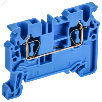 ARMAFIX Клемма пружинная CX2.5 BU 2,5мм2 проходная синяя IEK
