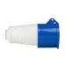 Розетка 223-32А-6h-220AC-2P+PE-IP44